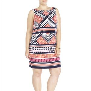 Never Worn 18W Eliza J Printed Popover Dress